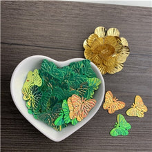 Load image into Gallery viewer, 150pcs(15g)Butterfly sequins 20mm butterfly shape beads handmade children&#39;s hair accessories DIY clothing accessories