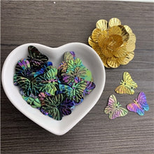 Load image into Gallery viewer, 150pcs(15g)Butterfly sequins 20mm butterfly shape beads handmade children&#39;s hair accessories DIY clothing accessories