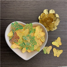 Load image into Gallery viewer, 150pcs(15g)Butterfly sequins 20mm butterfly shape beads handmade children&#39;s hair accessories DIY clothing accessories