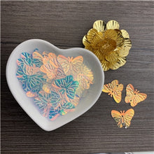 Load image into Gallery viewer, 150pcs(15g)Butterfly sequins 20mm butterfly shape beads handmade children&#39;s hair accessories DIY clothing accessories